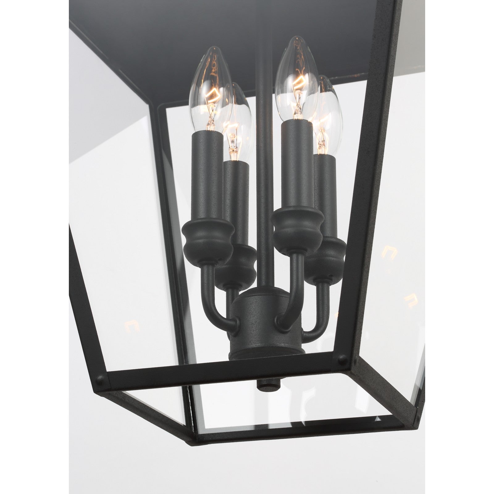 Galena Small Pendant Textured Black - Visual Comfort Outdoor Lighting