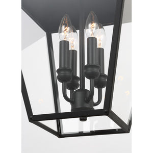 Galena Small Pendant Textured Black - Visual Comfort Outdoor Lighting