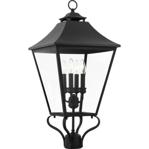 Galena Large Post Lantern Textured Black - Visual Comfort Outdoor Lighting