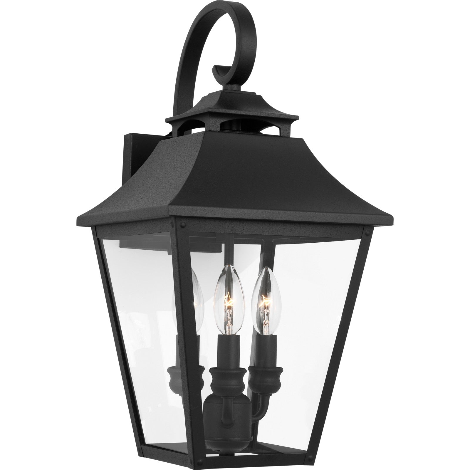 Galena Medium Lantern Sable - Visual Comfort Outdoor Lighting