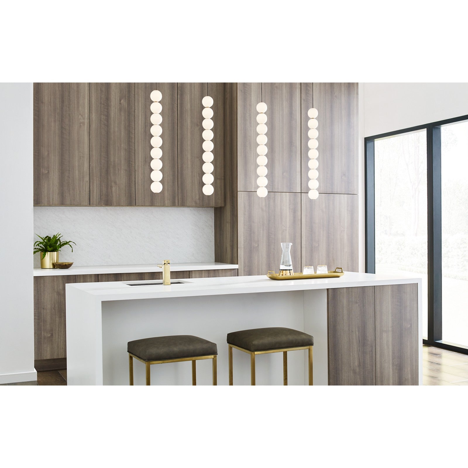 Orbet 9-Light Pendant - Visual Comfort Modern 14