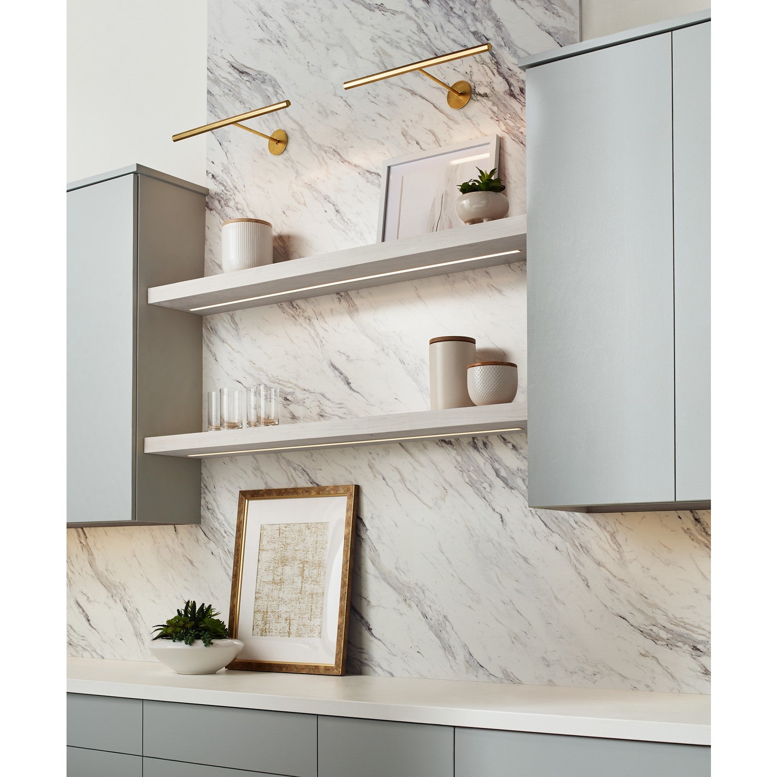 Plural Faceted 18 Picture Light - Visual Comfort Modern 46