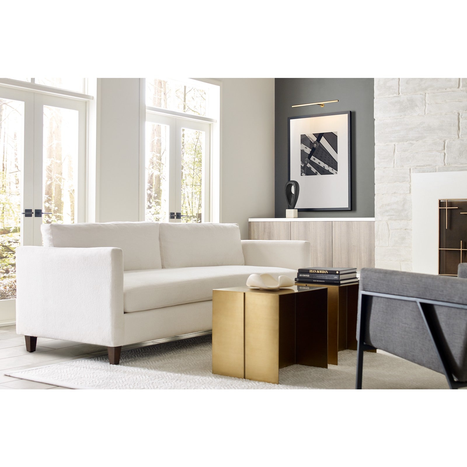 Plural Faceted 24 Picture Light - Visual Comfort Modern 38