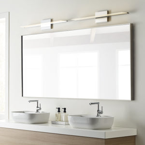 Span 36 Bath Direct chrome 3000K 90 CRI integrated led 90 cri 3000k 120v - Visual Comfort Modern 3