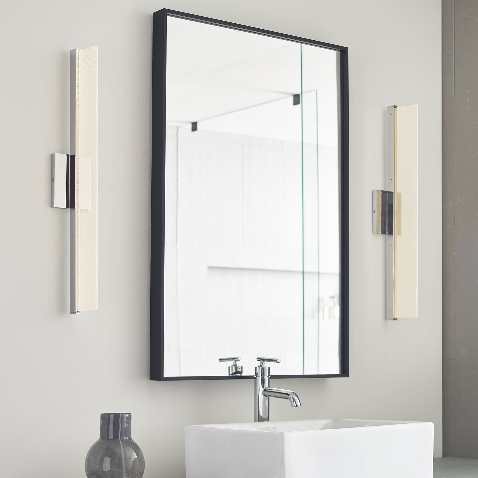 Span 36 Bath Direct chrome 3000K 90 CRI integrated led 90 cri 3000k 120v - Visual Comfort Modern 10