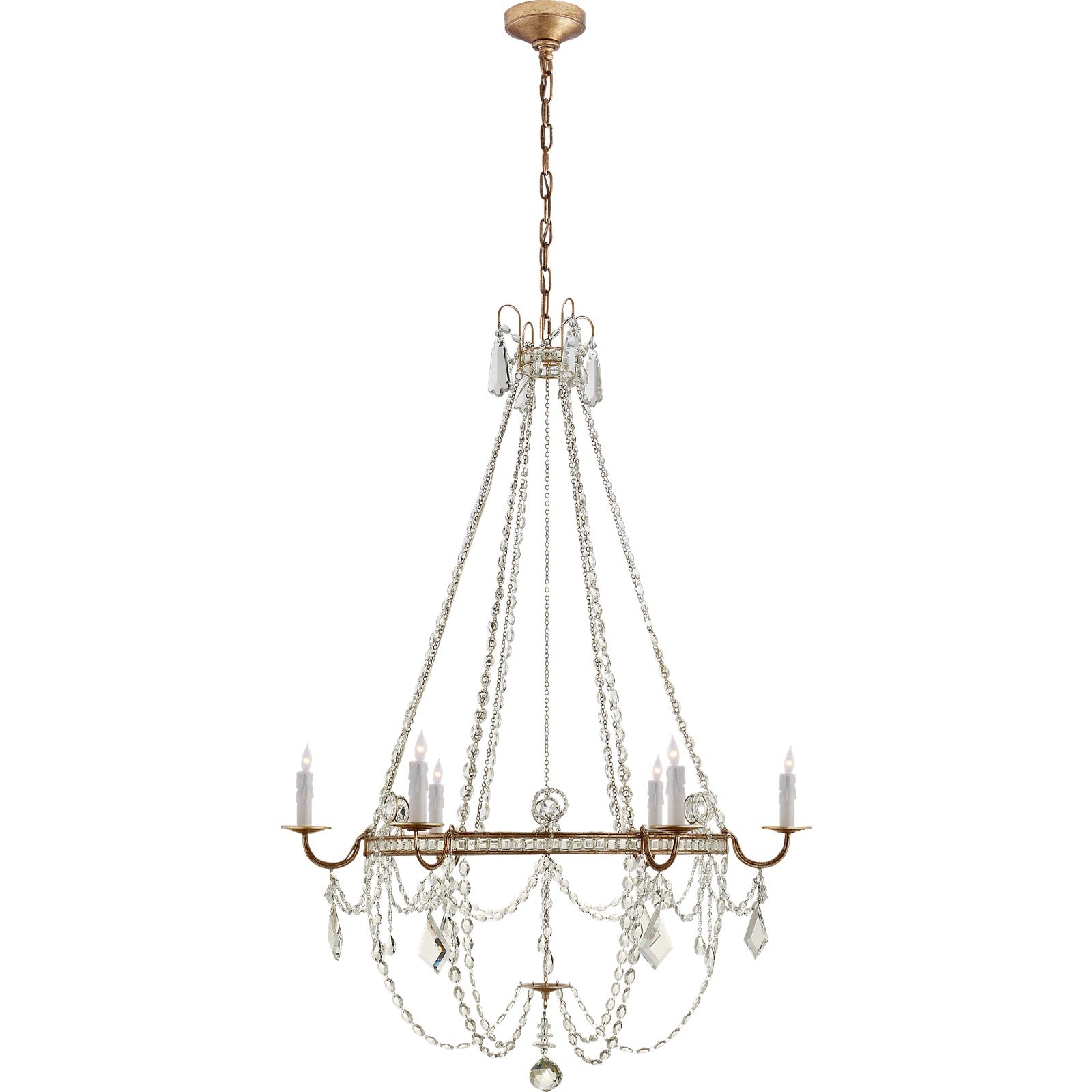Sharon Medium Chandelier - Visual Comfort Ceiling Lights