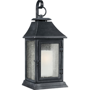 Shepherd Small Lantern Dark Weathered Zinc - Visual Comfort Outdoor Lighting