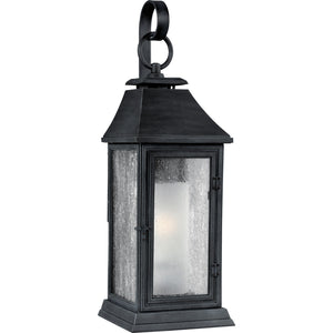 Shepherd Large Lantern Dark Weathered Zinc - Visual Comfort Outdoor Lighting