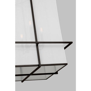 Dresden Large Lantern Aged Iron - Visual Comfort Ceiling Lights