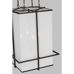 Dresden Medium Lantern Aged Iron - Visual Comfort Ceiling Lights