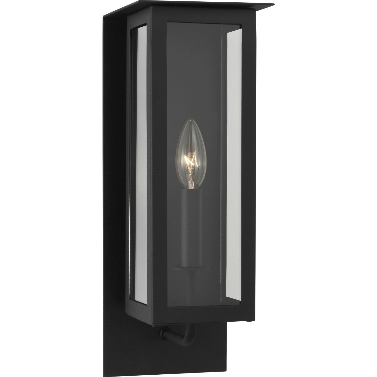 Dresden Medium Lantern Textured Black - Visual Comfort Outdoor Lighting