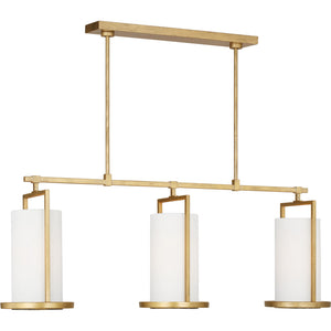 Sherwood Large Linear Chandelier Aged Iron - Visual Comfort Ceiling Lights