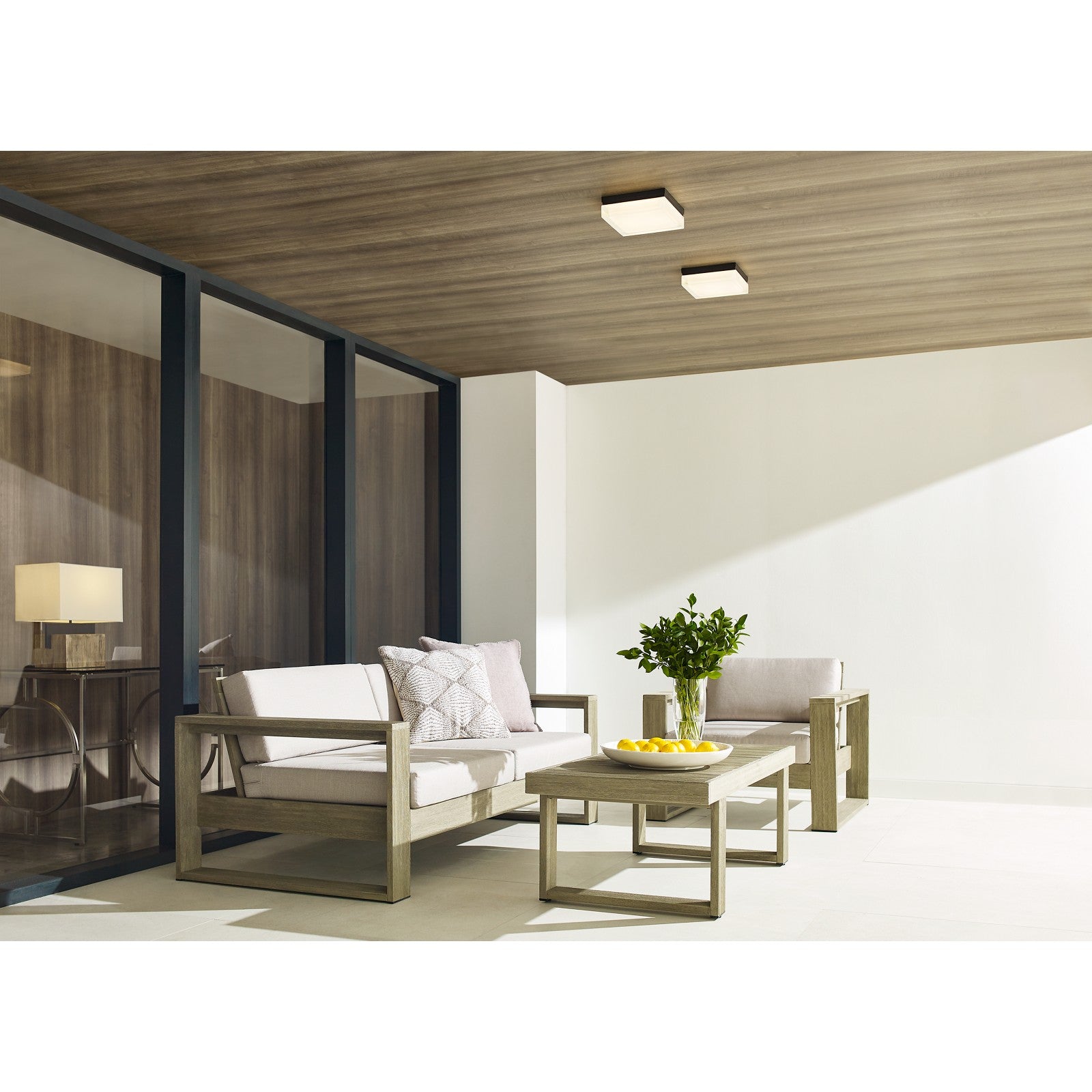 Boxie Large Outdoor Wall/Flush Mount - Visual Comfort Modern 9