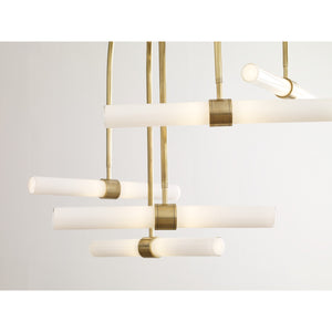 Calumn 6-Light Chandelier - Visual Comfort Modern 16