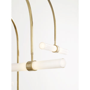 Calumn 6-Light Chandelier - Visual Comfort Modern 12