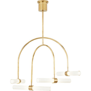 Calumn 4-Light Chandelier - Visual Comfort Modern 3