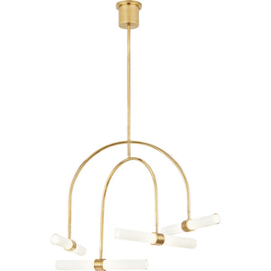Calumn 4-Light Chandelier - Visual Comfort Modern 1