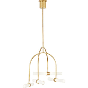 Calumn 4-Light Chandelier - Visual Comfort Modern 4