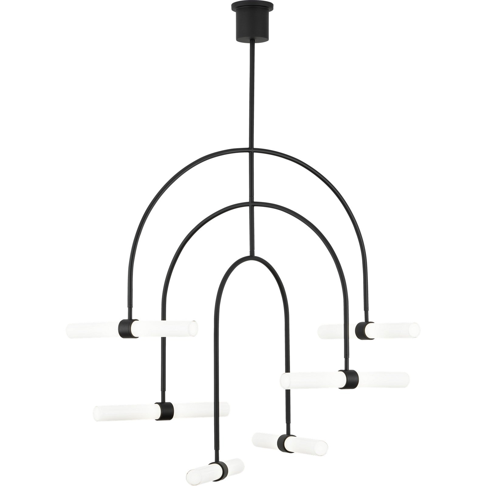 Calumn 6-Light Chandelier - Visual Comfort Modern 1