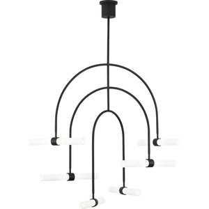 Calumn 6-Light Chandelier - Visual Comfort Modern 1