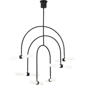 Calumn 6-Light Chandelier - Visual Comfort Modern 2