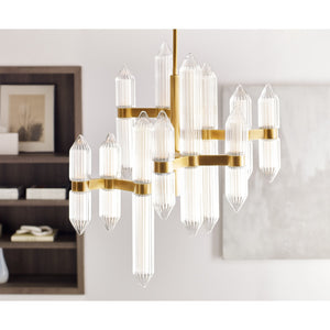 Langston Medium Chandelier - Visual Comfort Modern 4