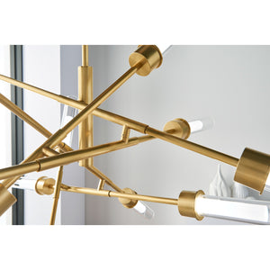 Linger 12-Light Abstract Chandelier - Visual Comfort Modern 12