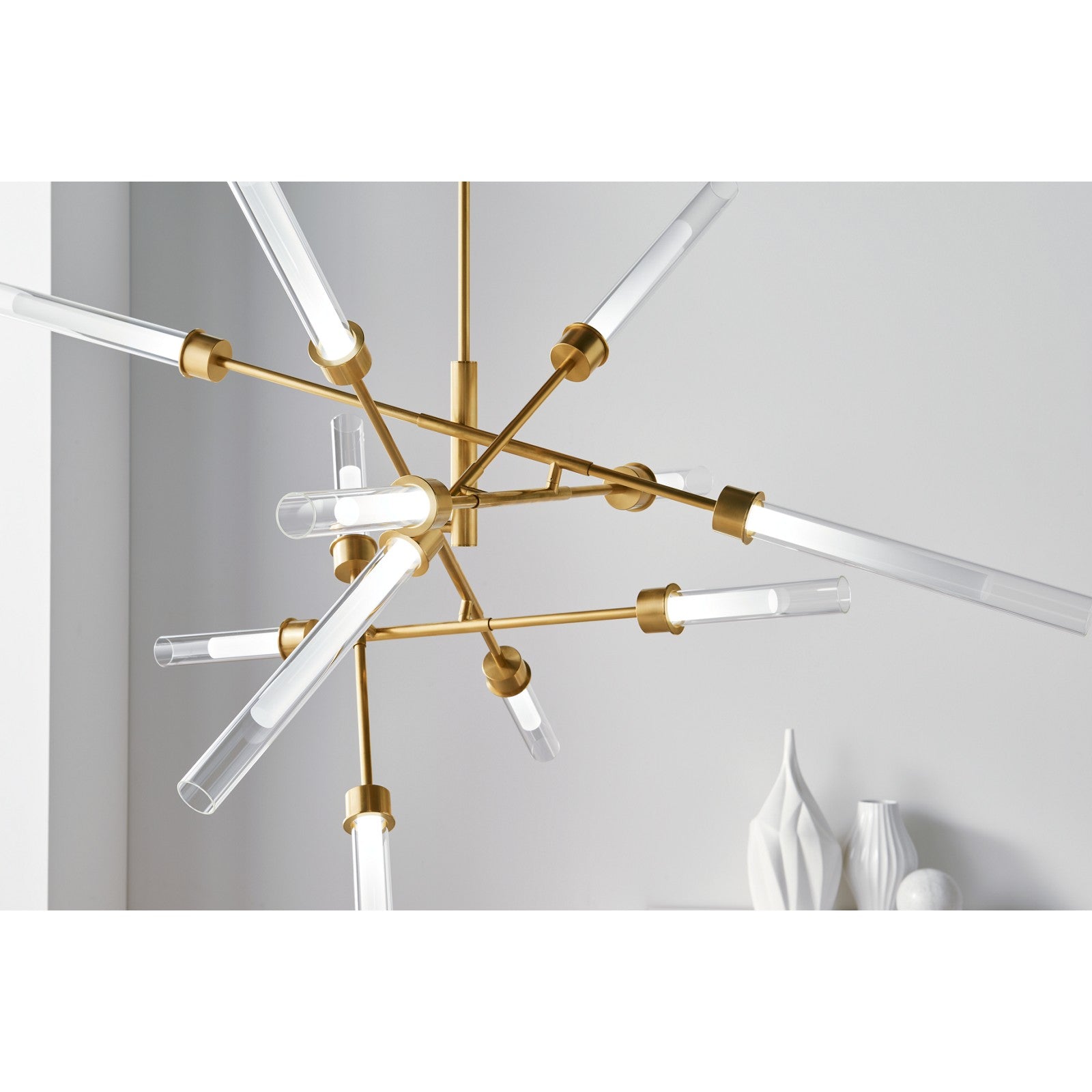 Linger 12-Light Abstract Chandelier - Visual Comfort Modern 14