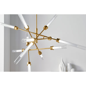 Linger 12-Light Abstract Chandelier - Visual Comfort Modern 14
