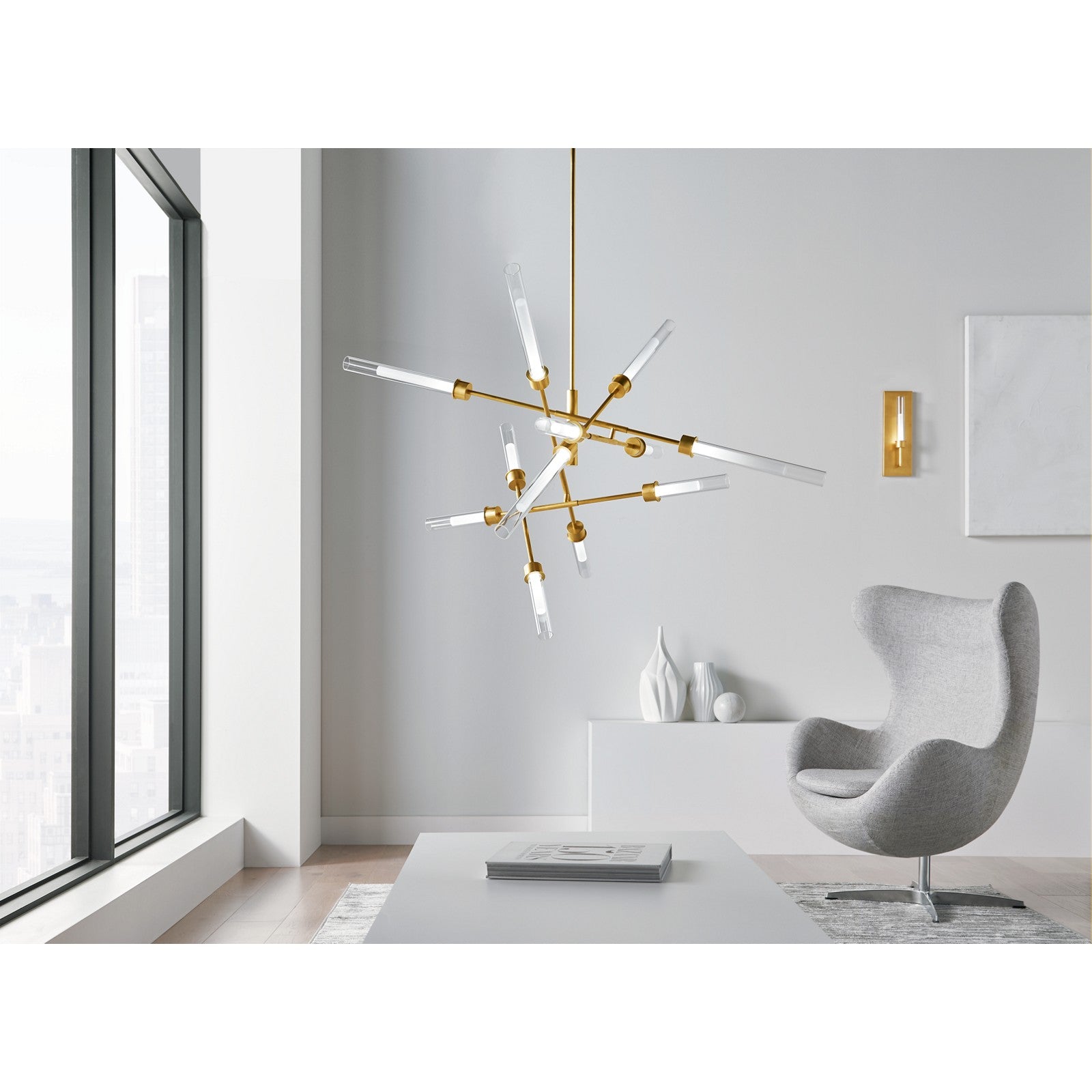 Linger 12-Light Abstract Chandelier - Visual Comfort Modern 11