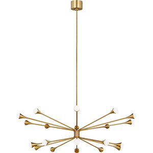 Lody 20-Light Chandelier - Visual Comfort Modern 7