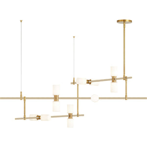 ModernRail Chandelier 2 - Visual Comfort Modern 1