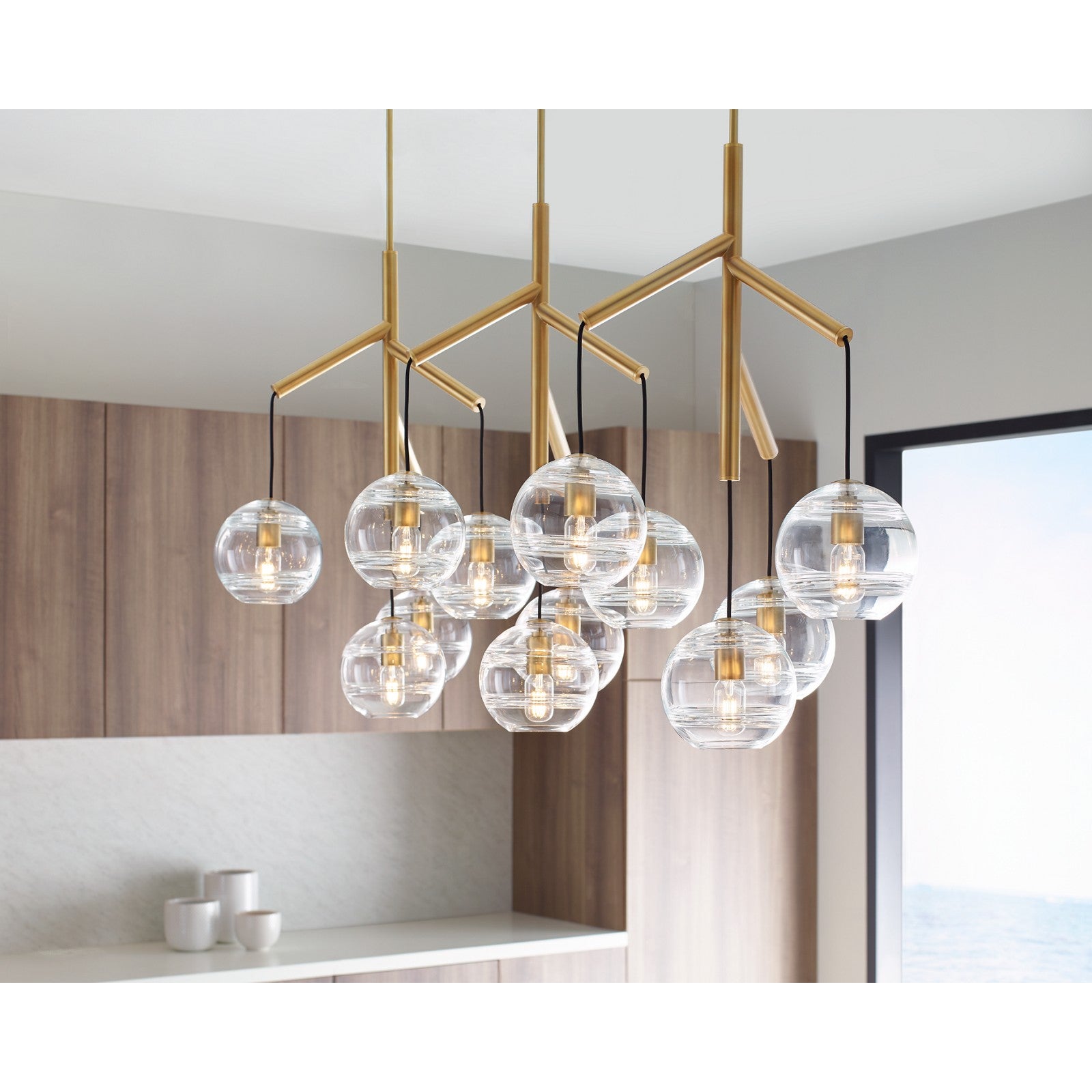 Sedona Triple Chandelier - Visual Comfort Modern 11