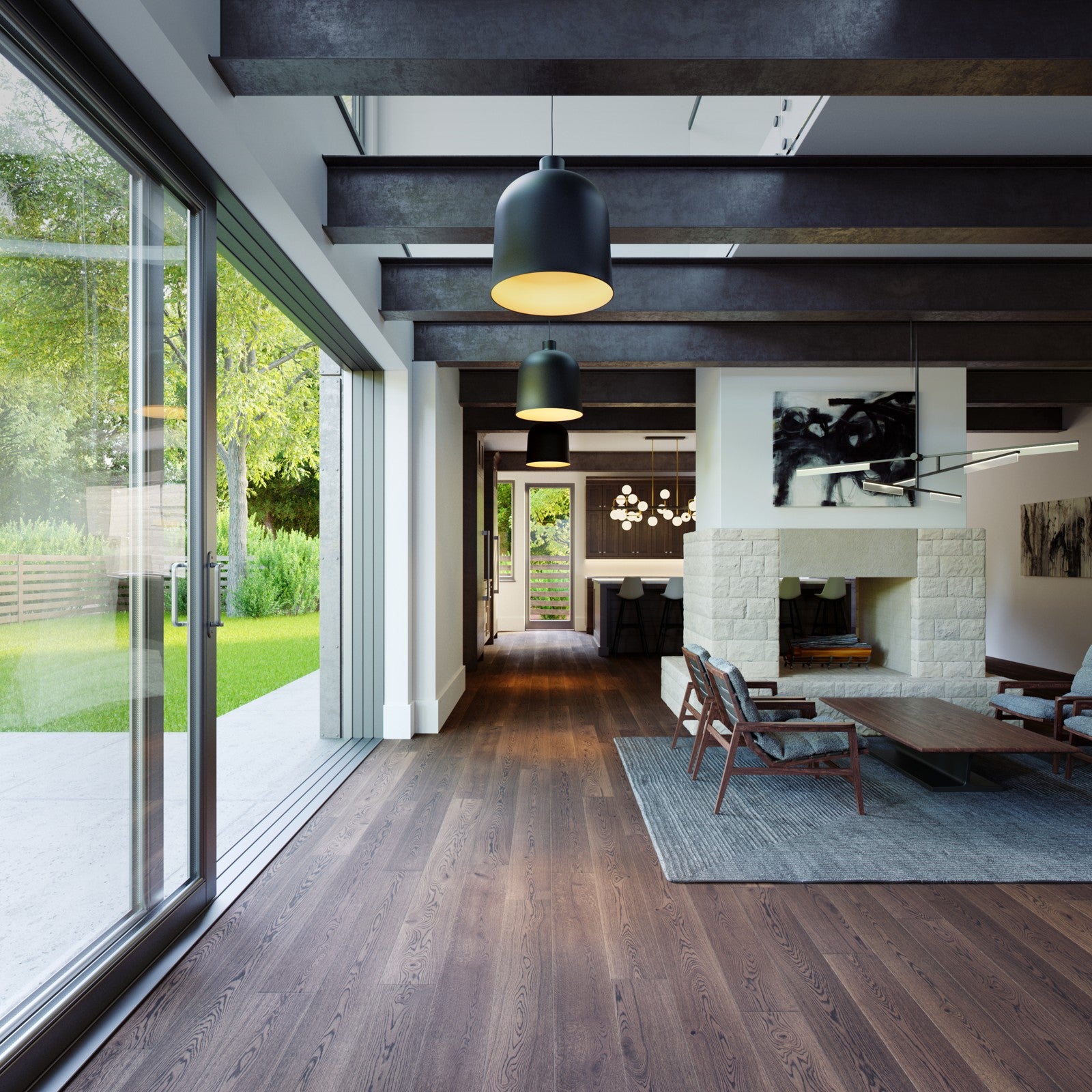 Viaggio Linear Chandelier - Visual Comfort Modern 6