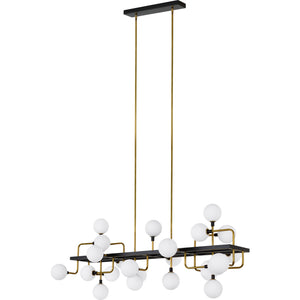 Viaggio Linear Chandelier - Visual Comfort Modern 3