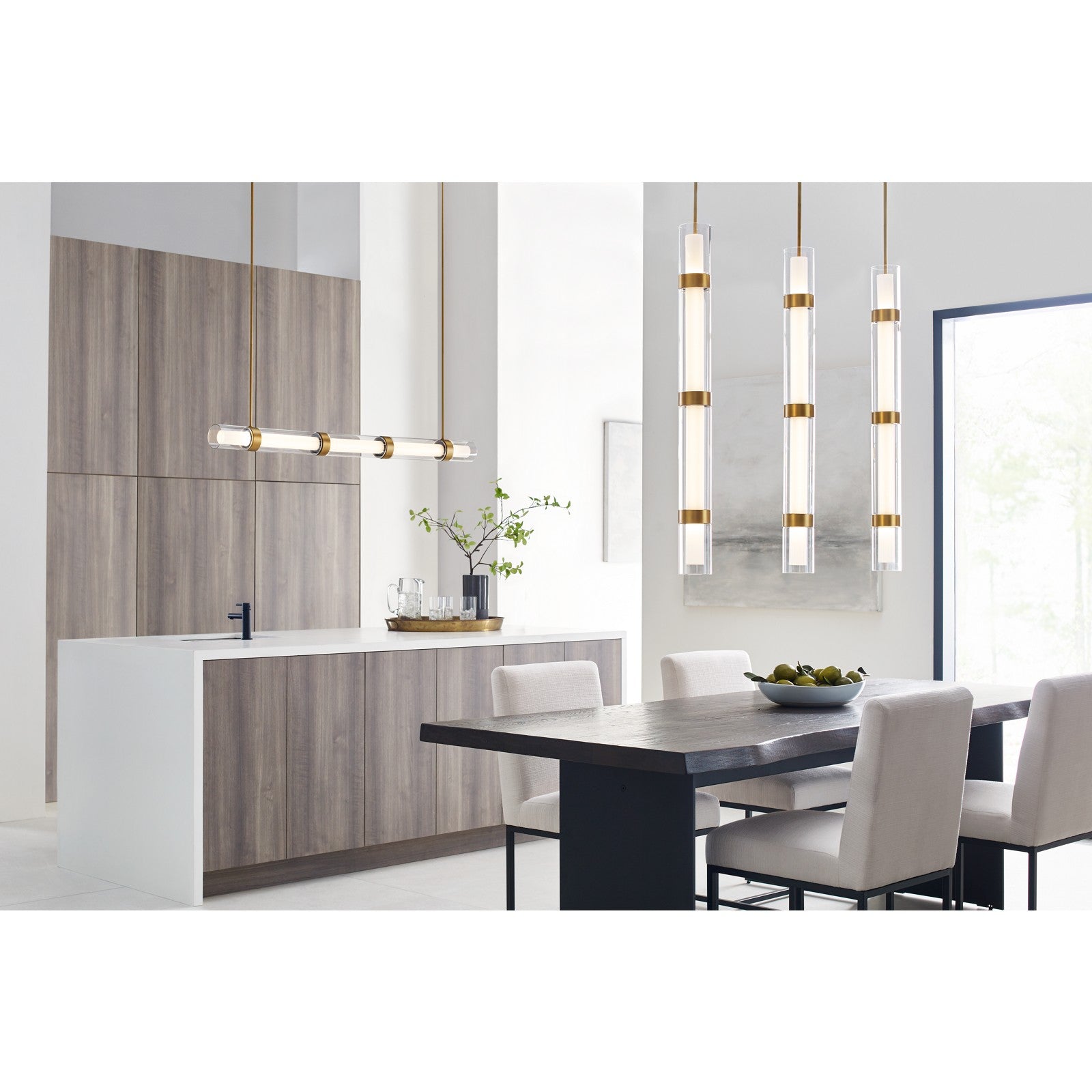 Wit 5 Linear Suspension - Visual Comfort Modern 7