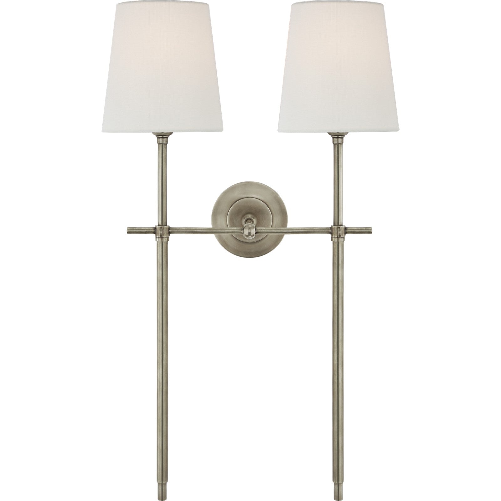 Bryant Large Double Tail Sconce - Visual Comfort Wall Lights