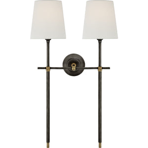 Bryant Large Double Tail Sconce - Visual Comfort Wall Lights