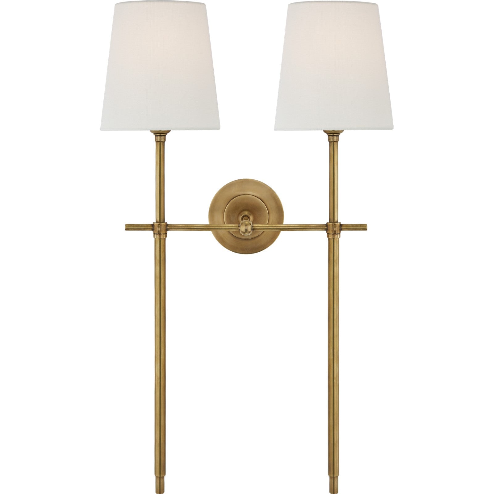 Bryant Large Double Tail Sconce - Visual Comfort Wall Lights