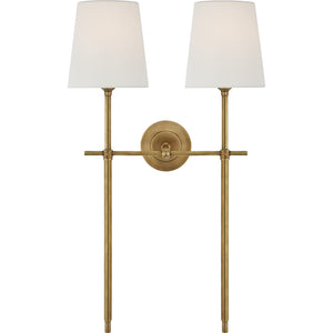 Bryant Large Double Tail Sconce - Visual Comfort Wall Lights