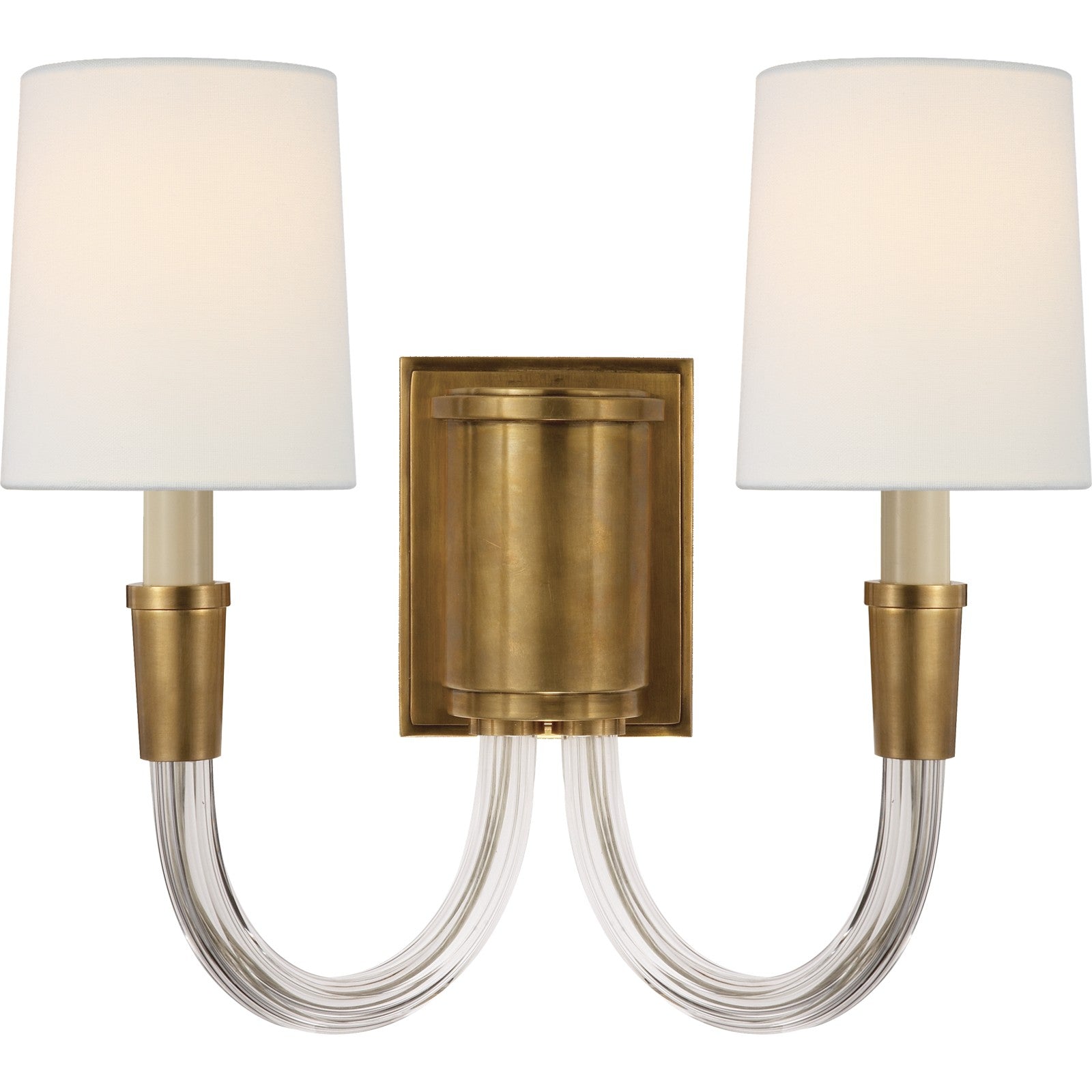 Vivian Double Sconce - Visual Comfort Wall Lights