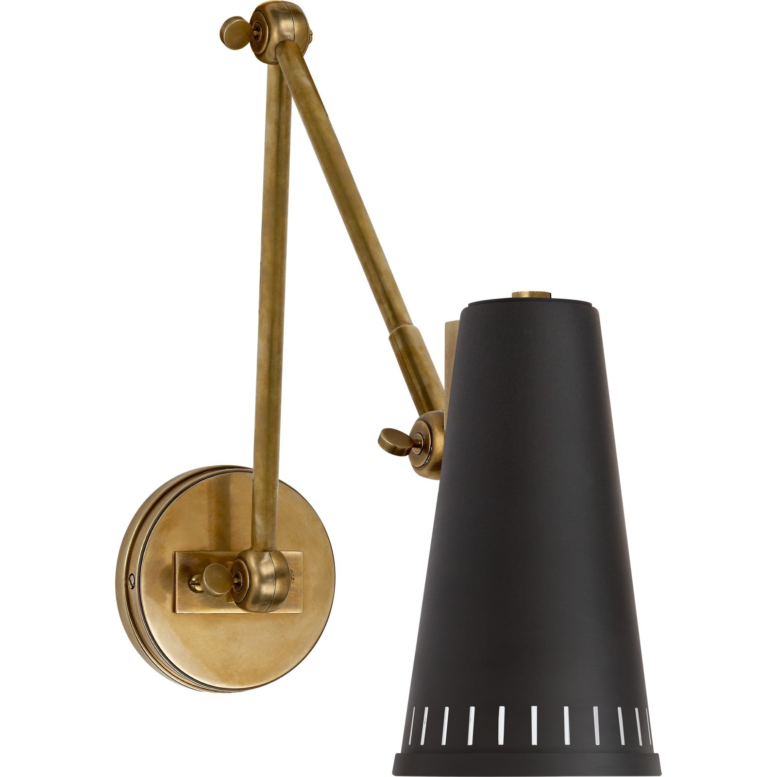Antonio Adjustable Two Arm Wall Lamp - Visual Comfort Wall Lights