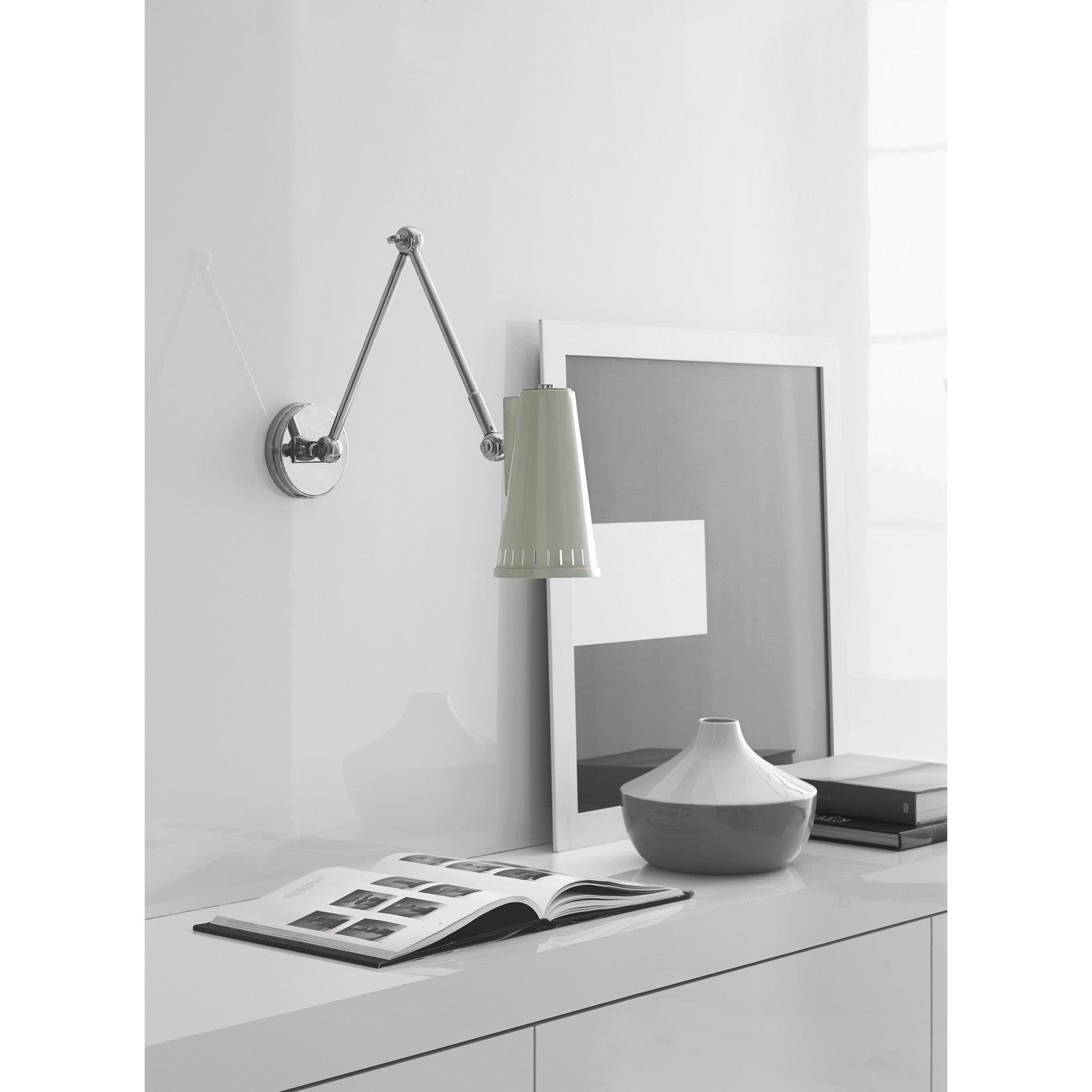 Antonio Adjustable Two Arm Wall Lamp - Visual Comfort Wall Lights
