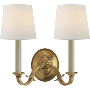 Channing Double Sconce - Visual Comfort Wall Lights