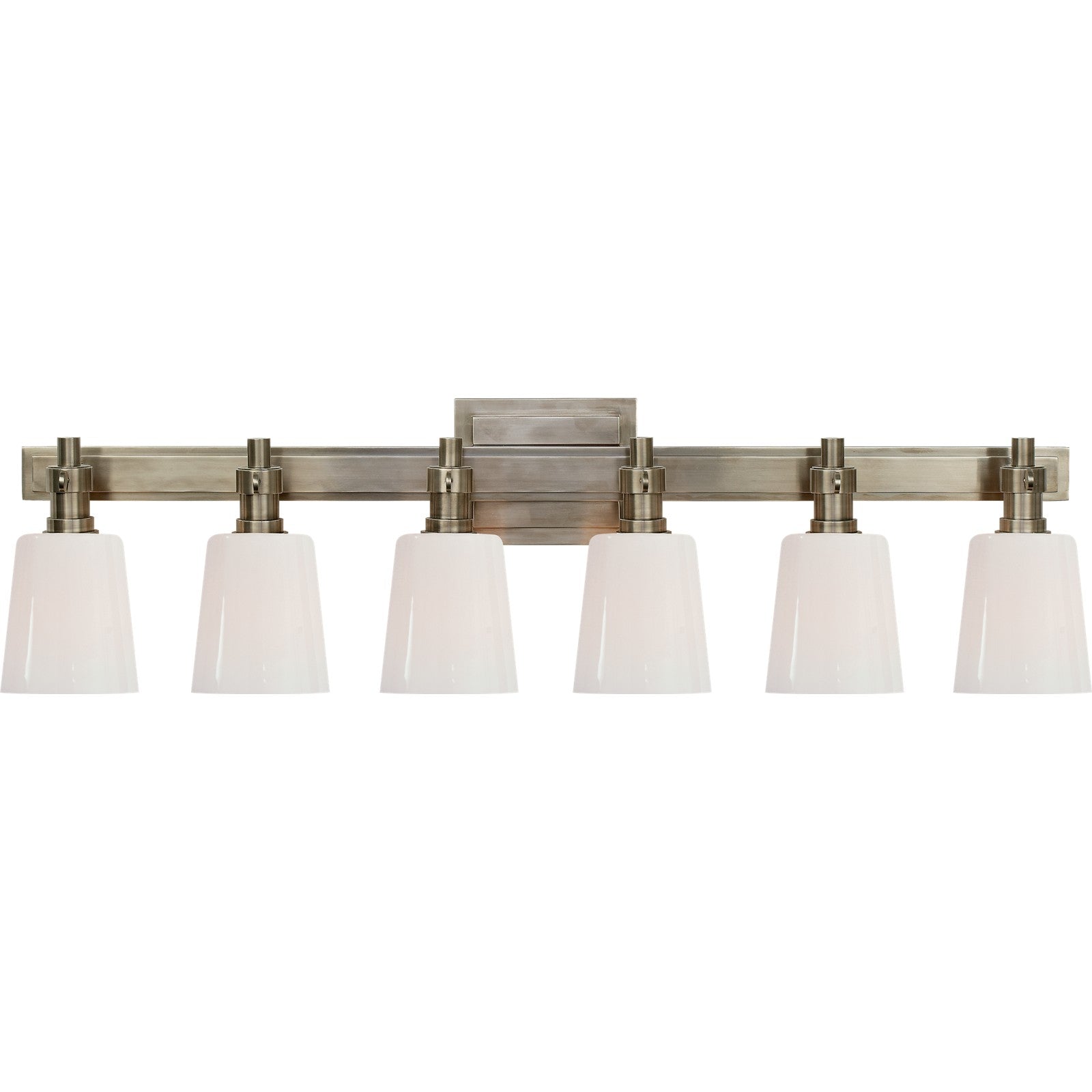 Bryant Six-Light Linear Bath Sconce - Visual Comfort Wall Lights