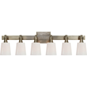 Bryant Six-Light Linear Bath Sconce - Visual Comfort Wall Lights
