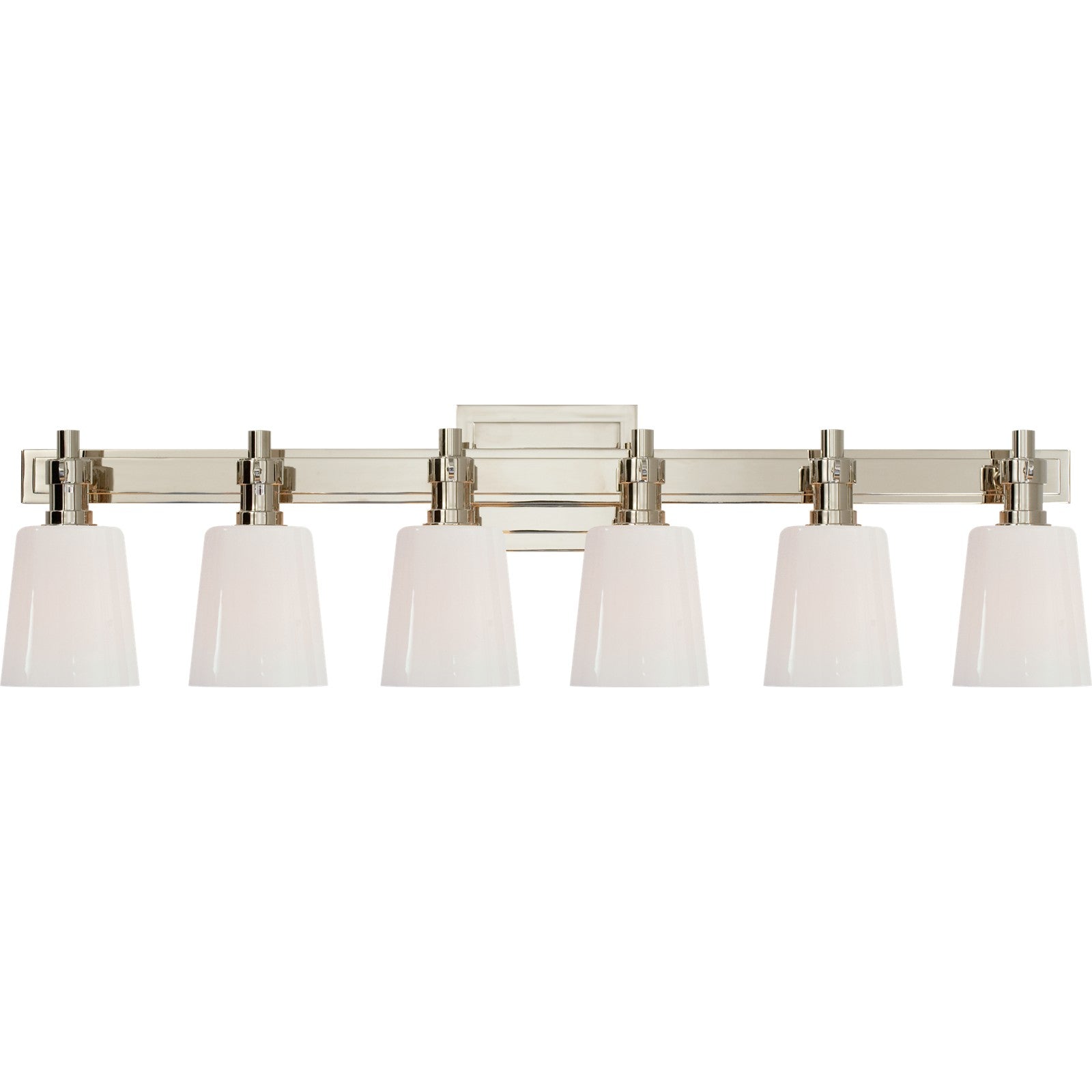 Bryant Six-Light Linear Bath Sconce - Visual Comfort Wall Lights