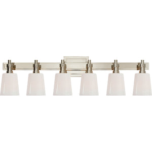 Bryant Six-Light Linear Bath Sconce - Visual Comfort Wall Lights