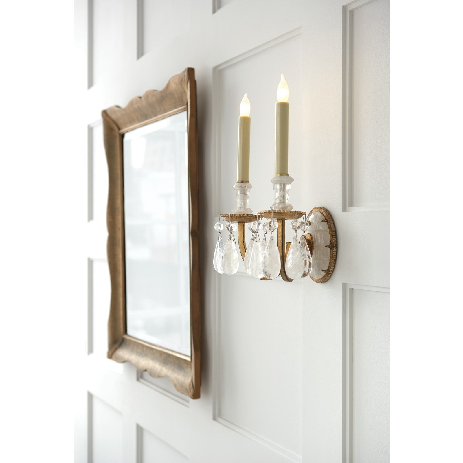 Elizabeth Double Sconce - Visual Comfort Wall Lights