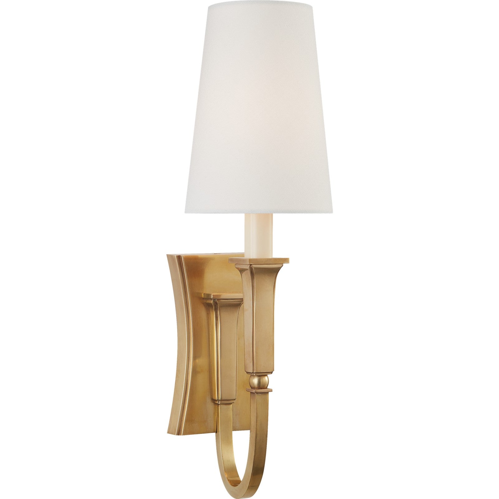 Delphia Small Single Sconce - Visual Comfort Wall Lights